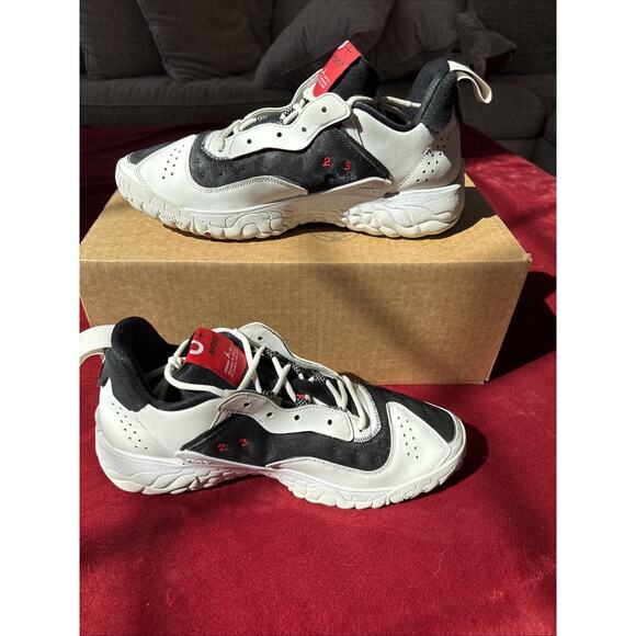 Jordan Delta 2 Chicago Bulls Black White Red Low Top Lace Up Athletic Sneakers main image 9